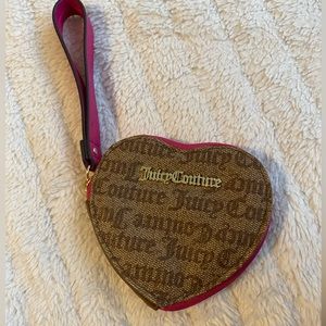 juicy couture heart wristlet